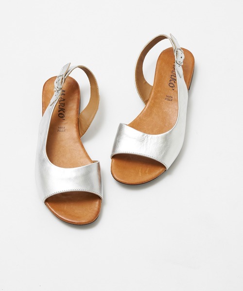 collex（コレックス）の「【MARKO/マルコ】バックストラップサンダル（サンダル・レディース・シルバー/ブラック・36/37/38）」の5枚目の写真