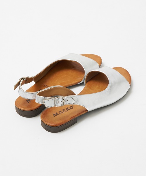 collex（コレックス）の「【MARKO/マルコ】バックストラップサンダル（サンダル・レディース・シルバー/ブラック・36/37/38）」の7枚目の写真