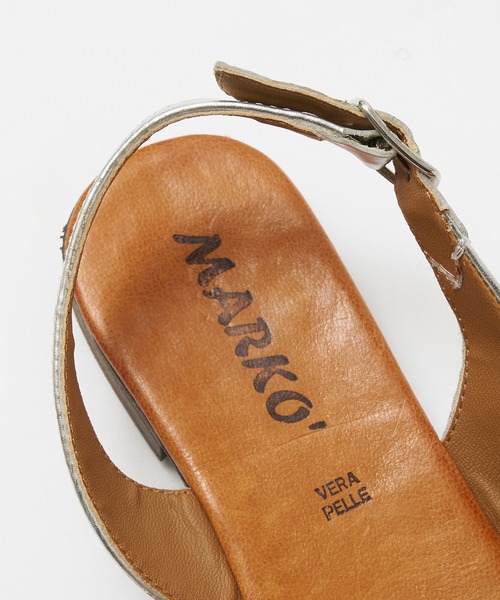 collex（コレックス）の「【MARKO/マルコ】バックストラップサンダル（サンダル・レディース・シルバー/ブラック・36/37/38）」の11枚目の写真