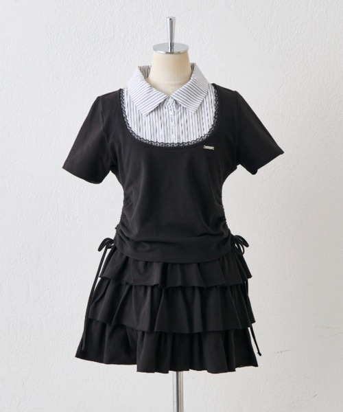 OLIVE des OLIVE ワンピース オリーブ デ オリーブ OLIVE des OLIVE 袖ボリュームワンピース