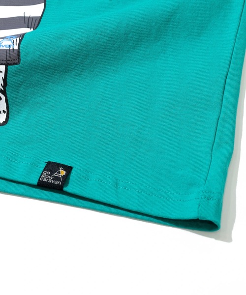 go slow caravan(ゴースローキャラバン)の「USA/C プールクマ BIG TEE(Tシャツ/カットソー・メンズ・ブラック/グリーン/ホワイト・MEDIUM/LARGE/X-LARGE)」の7枚目の写真