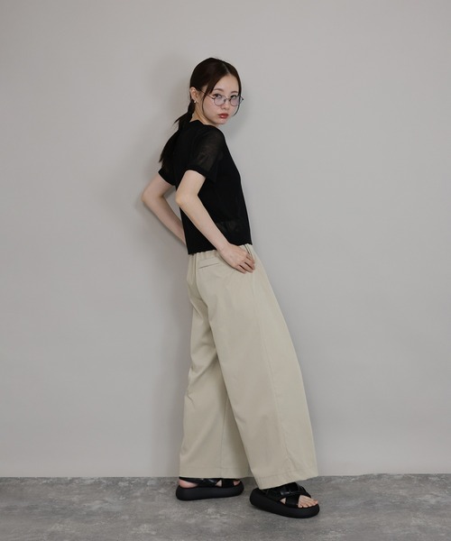 Theory 20aw タックワイドパンツ 115アイボリー Theory - Theory 20aw タックワイドパンツの通販 by yu♡'s shop