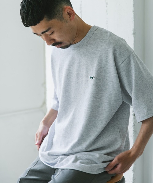 PENNEYS（ぺニーズ）の「『XLサイズ/WEB限定』『別注』PENNEYS×DOORS　THEFOX 鹿の子ショートスリーブT（Tシャツ/カットソー・メンズ・ライトグレー/ホワイト/ネイビー/パープル・X-LARGE/LARGE/MEDIUM）」の11枚目の写真