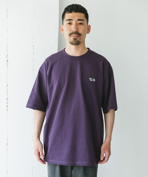 10780円新品♡スコットクラブ購入 フェンネル デザインTシャツ セール】オーバーサイズ パッチロゴ ロンTEE CT6105
