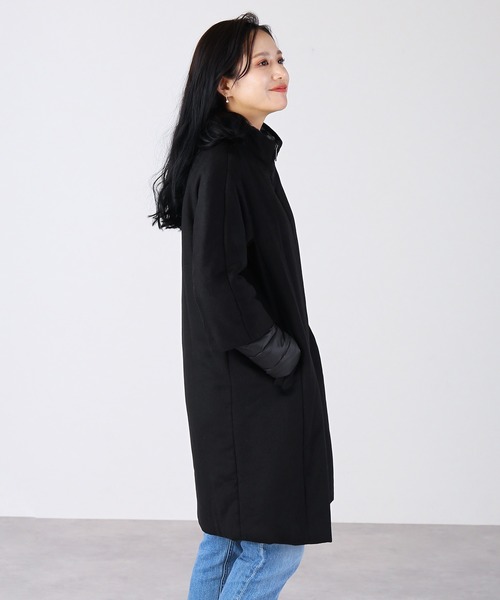 sankyo shokai(サンキョウショウカイ)の「カシミヤコートダウン80% 秋冬コート(その他アウター・レディース・サンドベージュ/ブラック・9号/11号/13号)」の4枚目の写真