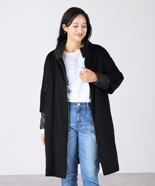 sankyo shokai(サンキョウショウカイ)の「カシミヤコートダウン80% 秋冬コート(その他アウター・レディース・サンドベージュ/ブラック・9号/11号/13号)」の8枚目の写真