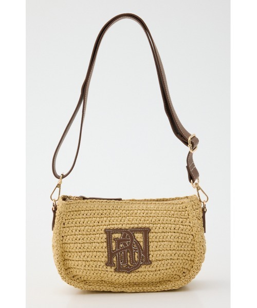 rienda（リエンダ）の「ロゴムーンバッグ（ショルダーバッグ・レディース・ブラウン/レッド・FREE）」の11枚目の写真