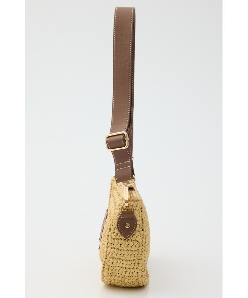 rienda（リエンダ）の「ロゴムーンバッグ（ショルダーバッグ・レディース・ブラウン/レッド・FREE）」の13枚目の写真