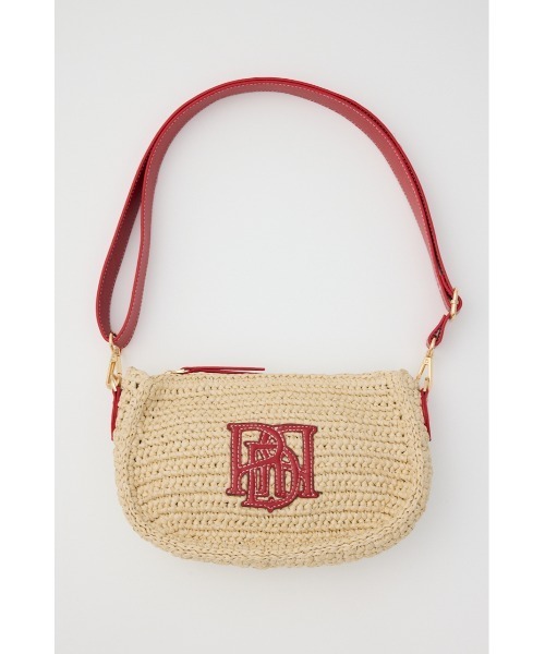 rienda（リエンダ）の「ロゴムーンバッグ（ショルダーバッグ・レディース・ブラウン/レッド・FREE）」の18枚目の写真