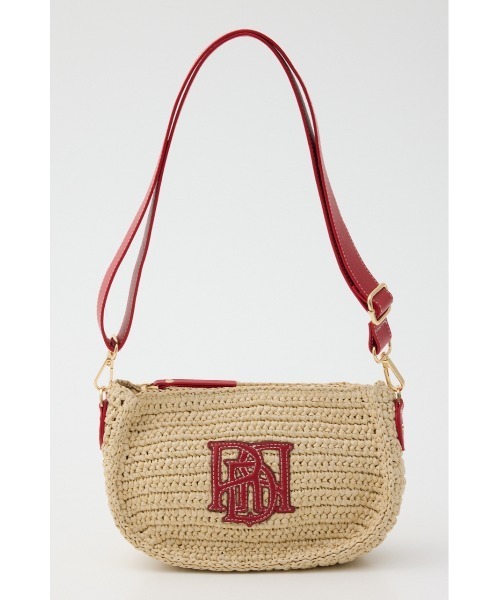 rienda（リエンダ）の「ロゴムーンバッグ（ショルダーバッグ・レディース・ブラウン/レッド・FREE）」の19枚目の写真