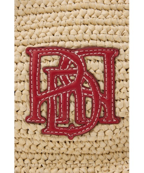 rienda（リエンダ）の「ロゴムーンバッグ（ショルダーバッグ・レディース・ブラウン/レッド・FREE）」の6枚目の写真