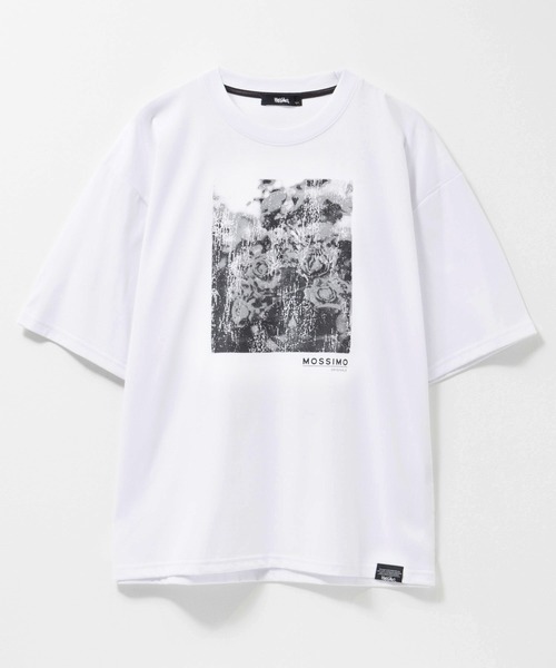 Mossimo（モッシモ）の「MOSSIMMO フラワープリントＴ【UVカット 吸水速乾】（Tシャツ/カットソー・メンズ・グリーン/ホワイト/ブラック・XL/L/M/S）」の2枚目の写真