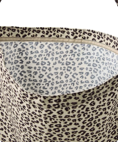 EMIS(イミス)の「LEOPARD CORDUROY ECO BAG(エコバッグ/サブバッグ・レディース・パープル/クリーム・FREE)」の7枚目の写真