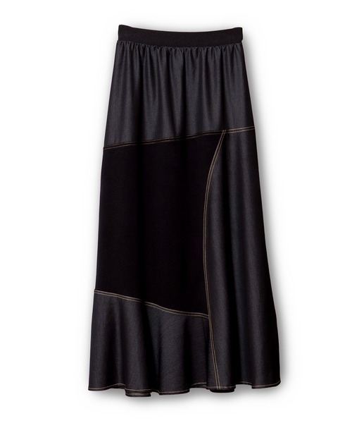 セール】切替フレアースカート（スカート）｜OSMOSIS（オズモーシス