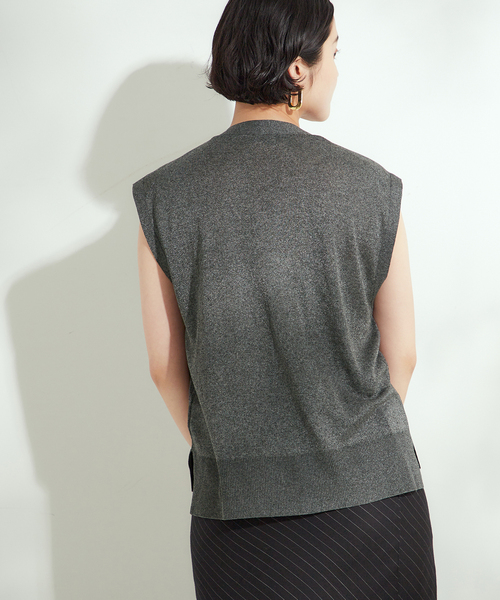 journal standard L'essage（ジャーナルスタンダードレサージュ）の「《追加》GALAXYベスト（ベスト・レディース・ベージュ/チャコールグレー/ネイビー・FREE）」の7枚目の写真