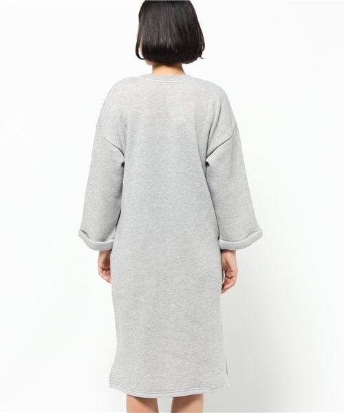 SEVENDAYS=SUNDAY（セブンデイズサンデイ）の「ナンバリング裏起毛　ワンピース（ワンピース・レディース・カーキ/ネイビー/杢グレー・MEDIUM/LARGE）」の12枚目の写真