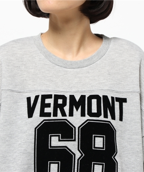 SEVENDAYS=SUNDAY（セブンデイズサンデイ）の「ナンバリング裏起毛　ワンピース（ワンピース・レディース・カーキ/ネイビー/杢グレー・MEDIUM/LARGE）」の14枚目の写真