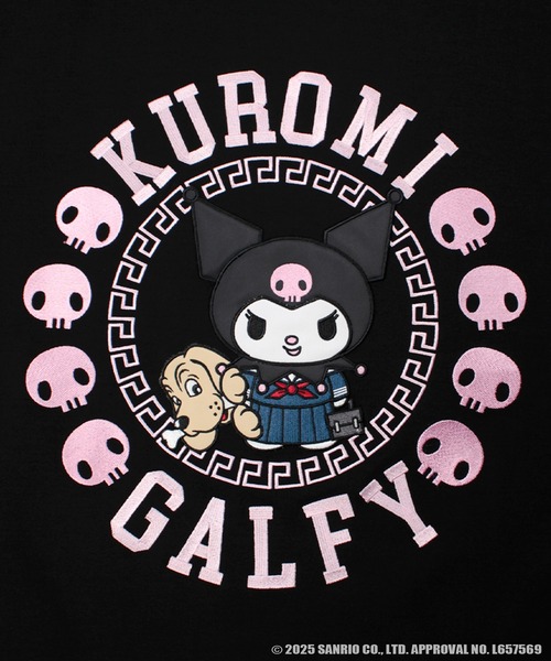 GALFY(ガルフィー)の「【GALFY/ガルフィー】×【KUROMI/クロミ】みんな大好きボンディングBIG TEE(Tシャツ/カットソー・メンズ・パープル/オフホワイト/ブラック・L/XL)」の10枚目の写真