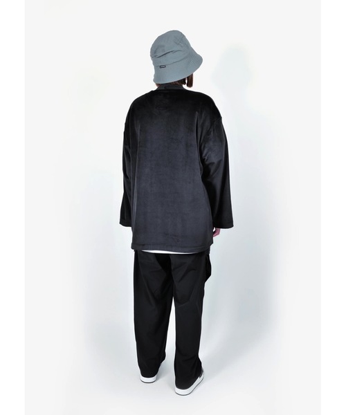 APPLEBUM(アップルバム)の「Velour Cardigan(カーディガン/ボレロ・メンズ・ブラック/キャメル・X-LARGE/LARGE/MEDIUM)」の10枚目の写真