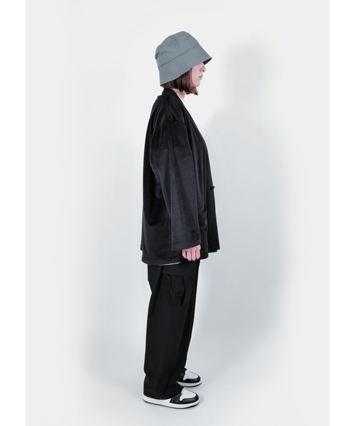 APPLEBUM(アップルバム)の「Velour Cardigan(カーディガン/ボレロ・メンズ・ブラック/キャメル・X-LARGE/LARGE/MEDIUM)」の8枚目の写真