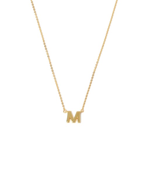 BEAMS BOY（ビームスボーイ）の「シルバー925 イニシャル ゴールド ネックレス（ネックレス・レディース・R/A/M/H・ONE SIZE）」の3枚目の写真