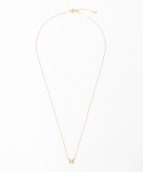 BEAMS BOY（ビームスボーイ）の「シルバー925 イニシャル ゴールド ネックレス（ネックレス・レディース・R/A/M/H・ONE SIZE）」の7枚目の写真