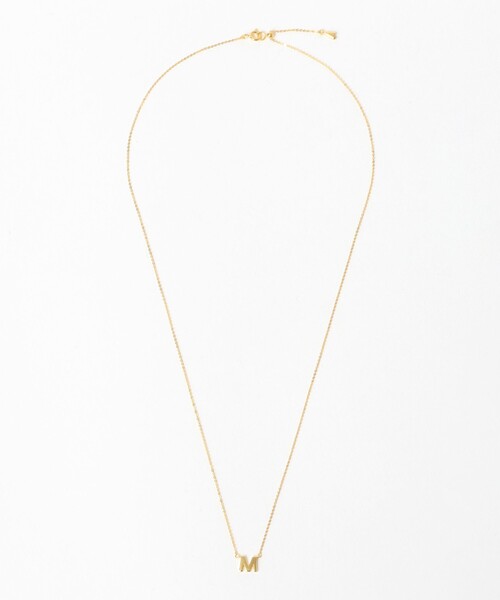 BEAMS BOY（ビームスボーイ）の「シルバー925 イニシャル ゴールド ネックレス（ネックレス・レディース・R/A/M/H・ONE SIZE）」の11枚目の写真