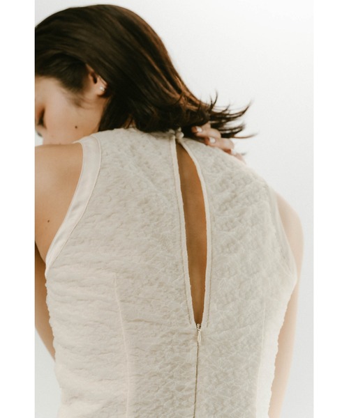 Knuth Marf(クヌースマーフ)の「halter neck one piece(ワンピース・レディース・アイボリー/ブラック/その他・X-SMALL/SMALL)」の11枚目の写真