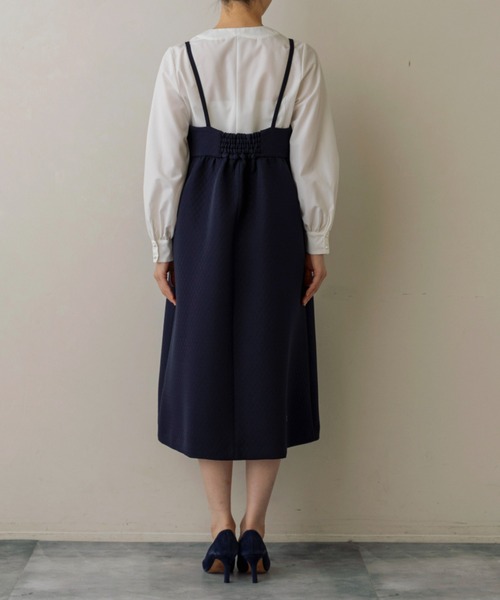 Sono（ソーノ）の「【SONO/ソーノ】キルティングＪＱキャミワンピース（ワンピース・レディース・ネイビー/ブラック・F）」の12枚目の写真