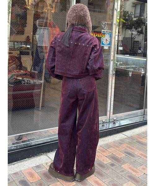 セール】フロッキーバレルレッグデニム【セット販売対象】（デニム