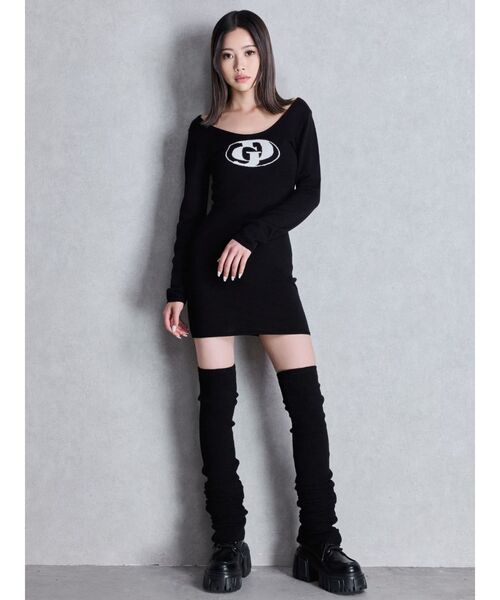 GYDA（ジェイダ）の「レースアップボリュームソールローファー（ローファー・レディース・ブラック・SMALL/MEDIUM/LARGE）」の8枚目の写真