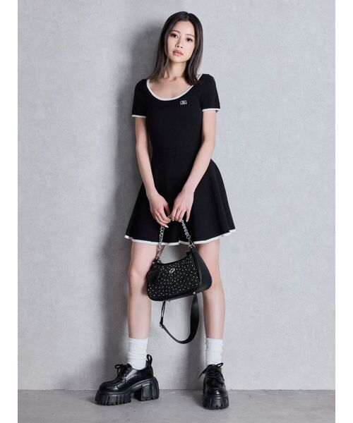 GYDA（ジェイダ）の「レースアップボリュームソールローファー（ローファー・レディース・ブラック・SMALL/MEDIUM/LARGE）」の10枚目の写真