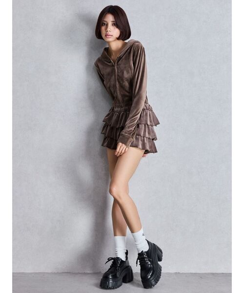 GYDA（ジェイダ）の「レースアップボリュームソールローファー（ローファー・レディース・ブラック・SMALL/MEDIUM/LARGE）」の12枚目の写真