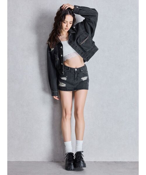 GYDA（ジェイダ）の「レースアップボリュームソールローファー（ローファー・レディース・ブラック・SMALL/MEDIUM/LARGE）」の15枚目の写真