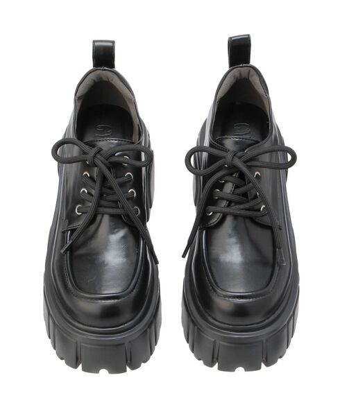 GYDA（ジェイダ）の「レースアップボリュームソールローファー（ローファー・レディース・ブラック・SMALL/MEDIUM/LARGE）」の19枚目の写真