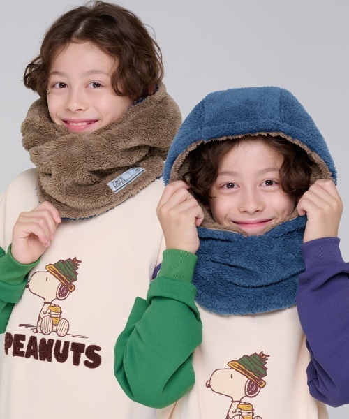 ニンジャりん フード型 ボリューム ネックウォーマー（ネック