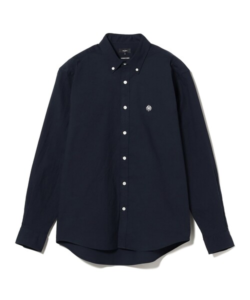 BEAMS（ビームス）の「ストレッチ オックスフォード ミニボタンダウンシャツ（シャツ/ブラウス・メンズ・サックスブルー/ネイビー/ホワイト・L/M/XL/S）」の2枚目の写真