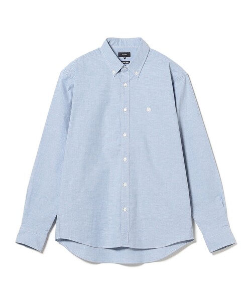 BEAMS（ビームス）の「ストレッチ オックスフォード ミニボタンダウンシャツ（シャツ/ブラウス・メンズ・サックスブルー/ネイビー/ホワイト・L/M/XL/S）」の3枚目の写真