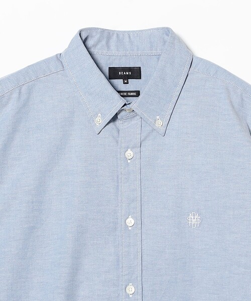 BEAMS（ビームス）の「ストレッチ オックスフォード ミニボタンダウンシャツ（シャツ/ブラウス・メンズ・サックスブルー/ネイビー/ホワイト・L/M/XL/S）」の8枚目の写真