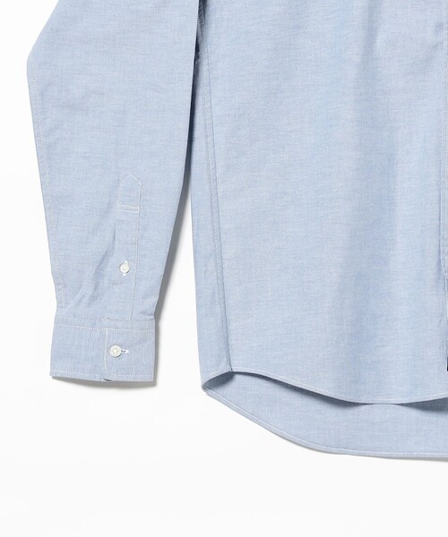 BEAMS（ビームス）の「ストレッチ オックスフォード ミニボタンダウンシャツ（シャツ/ブラウス・メンズ・サックスブルー/ネイビー/ホワイト・L/M/XL/S）」の9枚目の写真