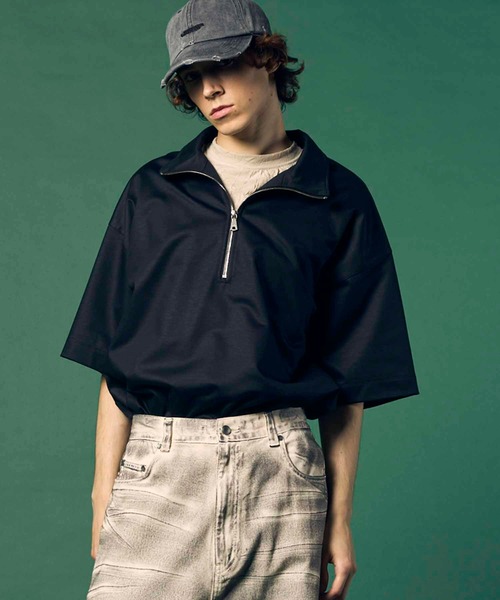 UNISEX》Silky King Prime-Over Crew Neck T-shirt/シルキーキング