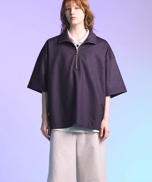 MAISON SPECIAL(メゾンスペシャル)の「《UNISEX》Silky King Prime-Over Crew Neck T-shirt/シルキーキングプライムオーバークルーネックTシャツ【MAISON SPECIAL/メゾンスペシャル】(Tシャツ/カットソー・メンズ・ブラック/バーガンディー/グレイッシュベージュ・1/2)」の5枚目の写真