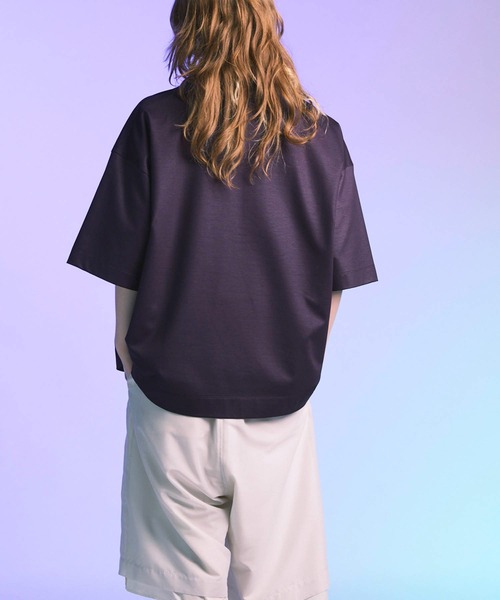 UNISEX》Silky King Prime-Over Crew Neck T-shirt/シルキーキング