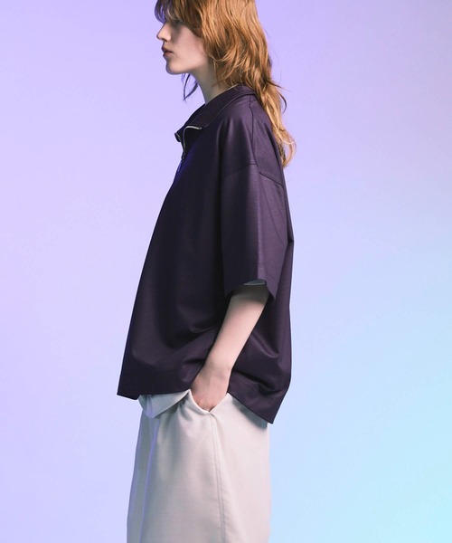 MAISON SPECIAL(メゾンスペシャル)の「《UNISEX》Silky King Prime-Over Crew Neck T-shirt/シルキーキングプライムオーバークルーネックTシャツ【MAISON SPECIAL/メゾンスペシャル】(Tシャツ/カットソー・メンズ・ブラック/バーガンディー/グレイッシュベージュ・1/2)」の6枚目の写真