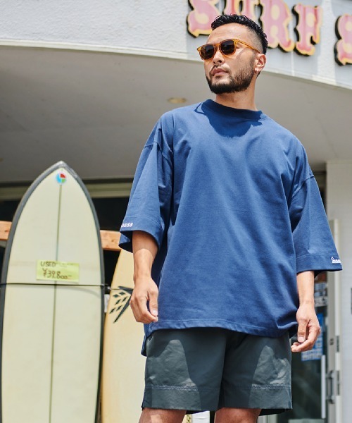 Sunny Smith(サニースミス)の「【SUNNY SMITH】 Heavy Smith GDS Emb SS Tee(Tシャツ/カットソー・メンズ・ネイビー/オフホワイト/チャコールグレー/グリーン・FREE)」の4枚目の写真