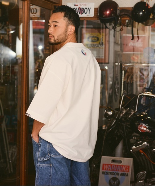 Sunny Smith(サニースミス)の「【SUNNY SMITH】 Heavy Smith GDS Emb SS Tee(Tシャツ/カットソー・メンズ・ネイビー/オフホワイト/チャコールグレー/グリーン・FREE)」の1枚目の写真