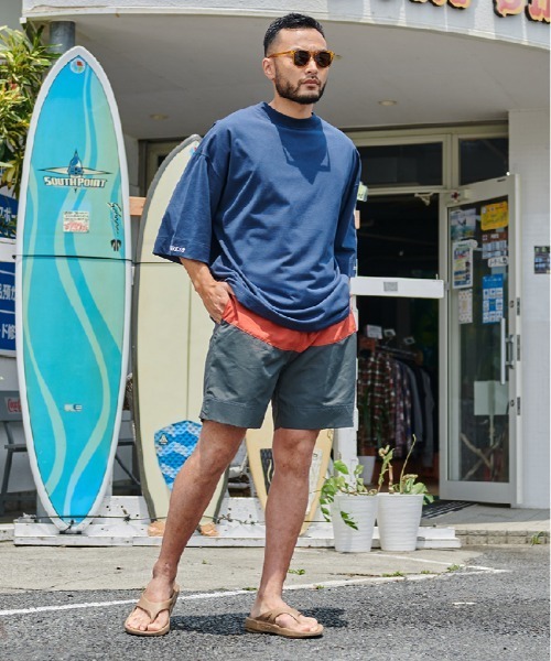 Sunny Smith(サニースミス)の「【SUNNY SMITH】 Heavy Smith GDS Emb SS Tee(Tシャツ/カットソー・メンズ・ネイビー/オフホワイト/チャコールグレー/グリーン・FREE)」の5枚目の写真