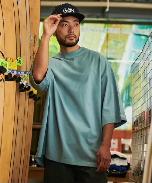 Sunny Smith(サニースミス)の「【SUNNY SMITH】 Heavy Smith GDS Emb SS Tee(Tシャツ/カットソー・メンズ・ネイビー/オフホワイト/チャコールグレー/グリーン・FREE)」の10枚目の写真