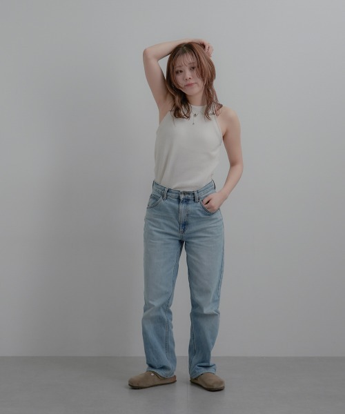 nissen(ニッセン)の「カップ付きアメスリニット(ニット/セーター・レディース・ブラック/グレー/オフホワイト/パープル・S/M/L/LL)」の14枚目の写真