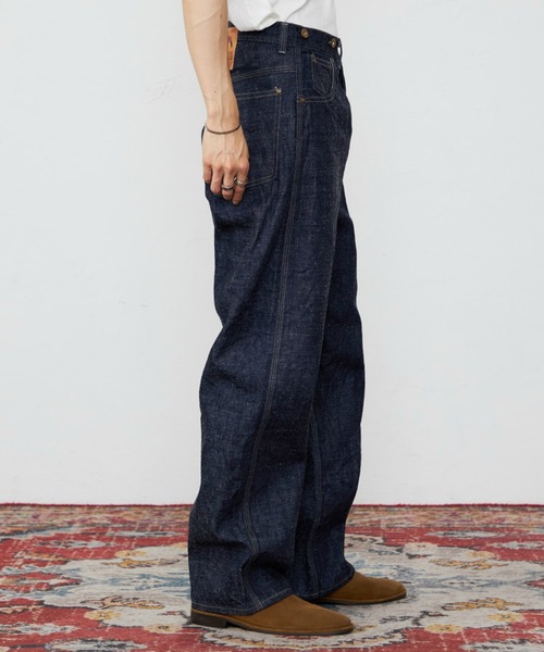Lee(リー)の「Lee/リー【101 100周年】101COWBOY STRAIGHT/カウボーイ ストレートデニムパンツ/インディゴ セットアップ可(デニムパンツ・メンズ・インディゴブルー・36/34/32/30/28)」の5枚目の写真